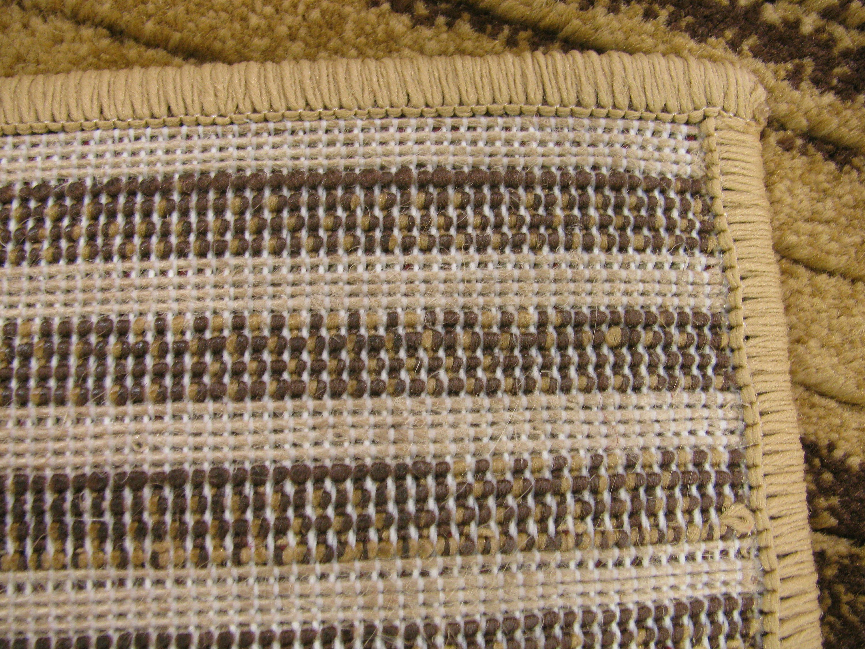 Cream 8' 2 x 11' 6 Cut & Loop Rug Area Rugs iRugs UK