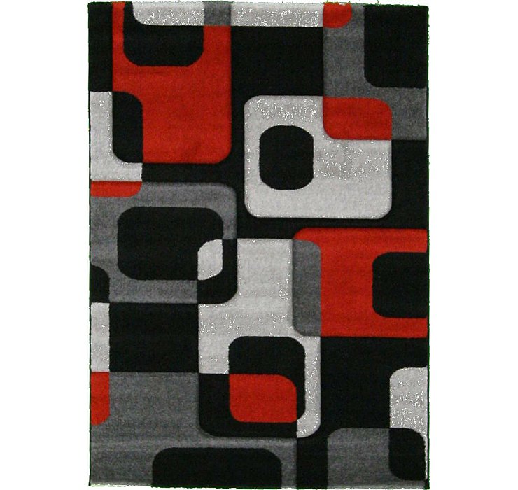 4' 5 x 6' 3 Reproduction Gabbeh Rug