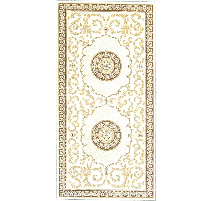 5' x 9' 10 Carved Aubusson Runner ...