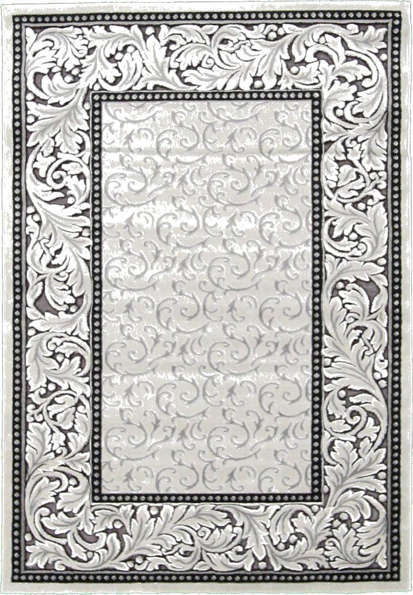 Gray 5' x 7' 3 Damask Rug eSaleRugs