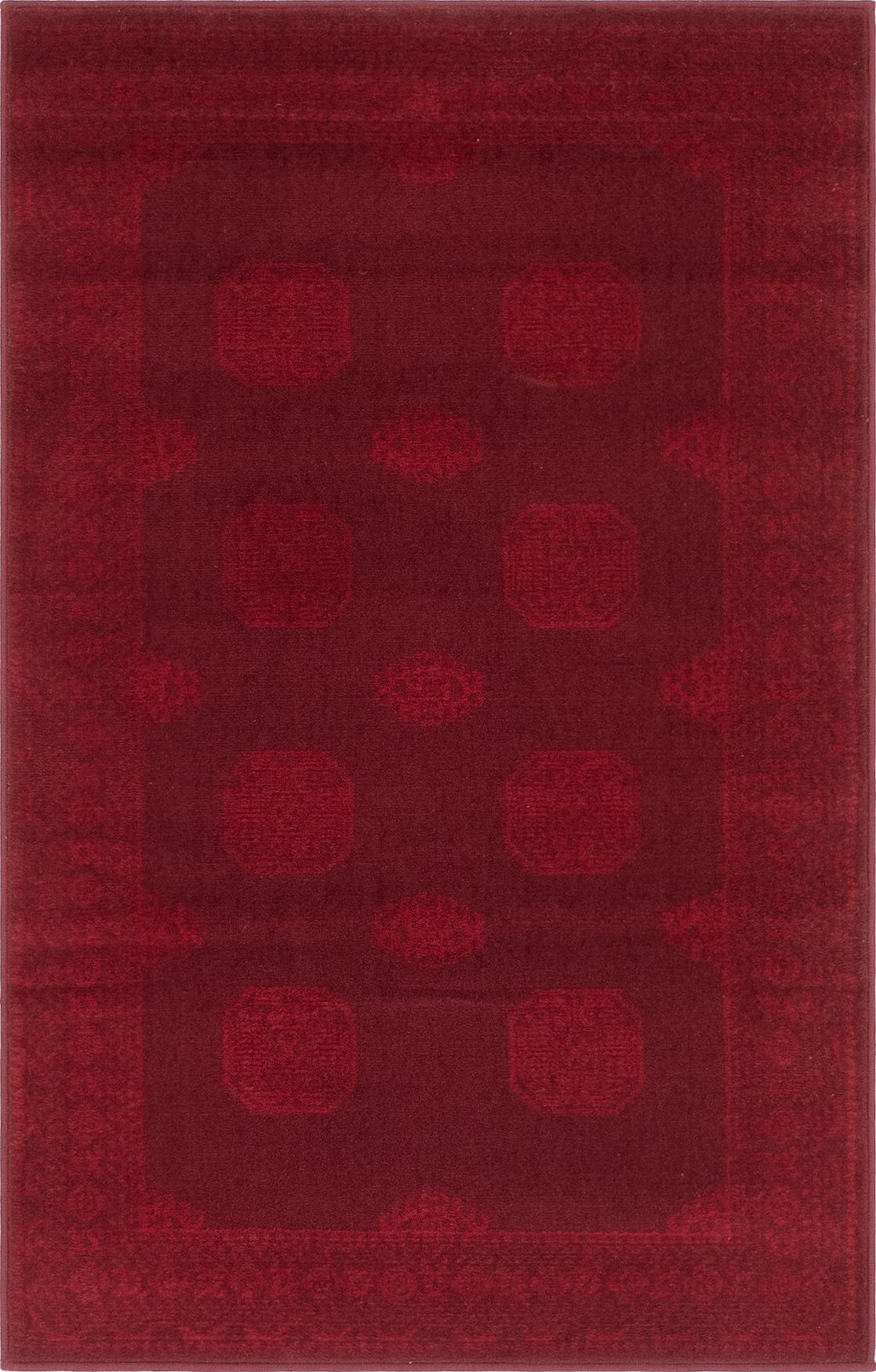 Burgundy 3' 3 x 5' 3 Bokhara Rug eSaleRugs