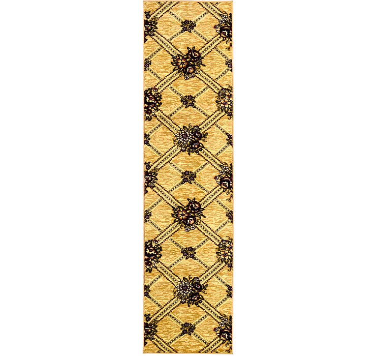 2' 7 x 10' 2 Reproduction Gabbeh Run...