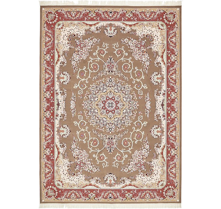 8' 2 x 11' 6 Tabriz Design Rug