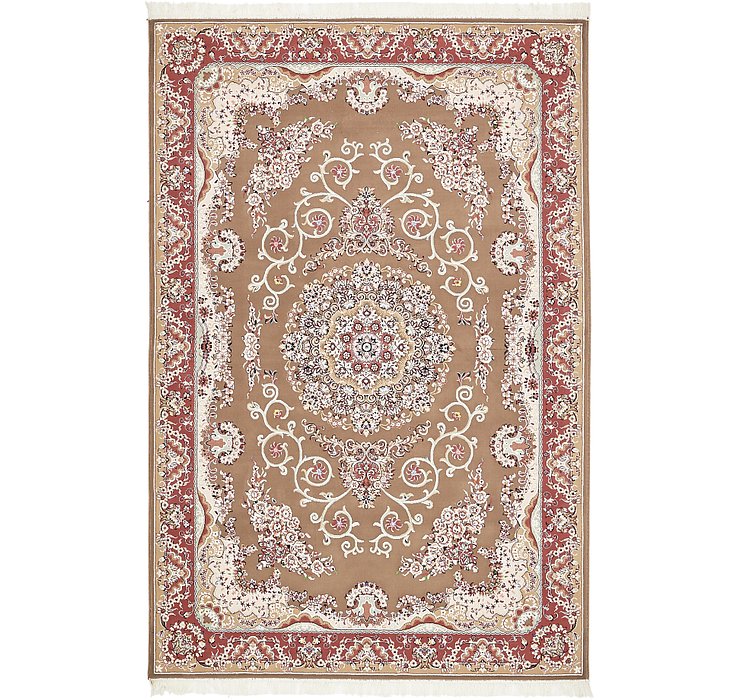 6' 7 x 9' 10 Tabriz Design Rug