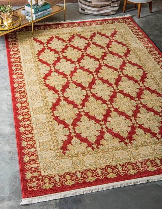 Red 5' x 8' Kensington Rug Area Rugs eSaleRugs