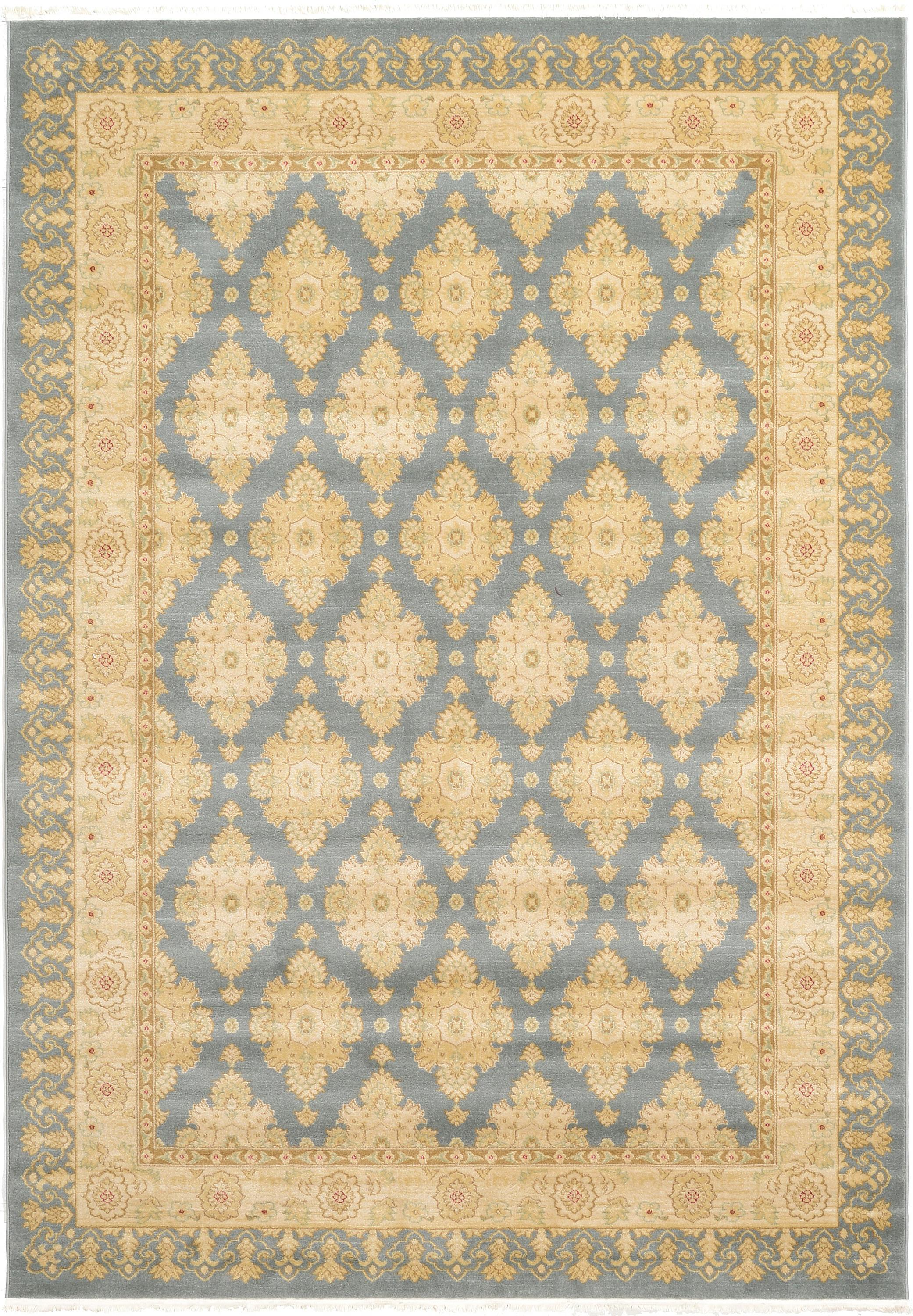 Blue 7' x 10' Kensington Rug iRugs UK