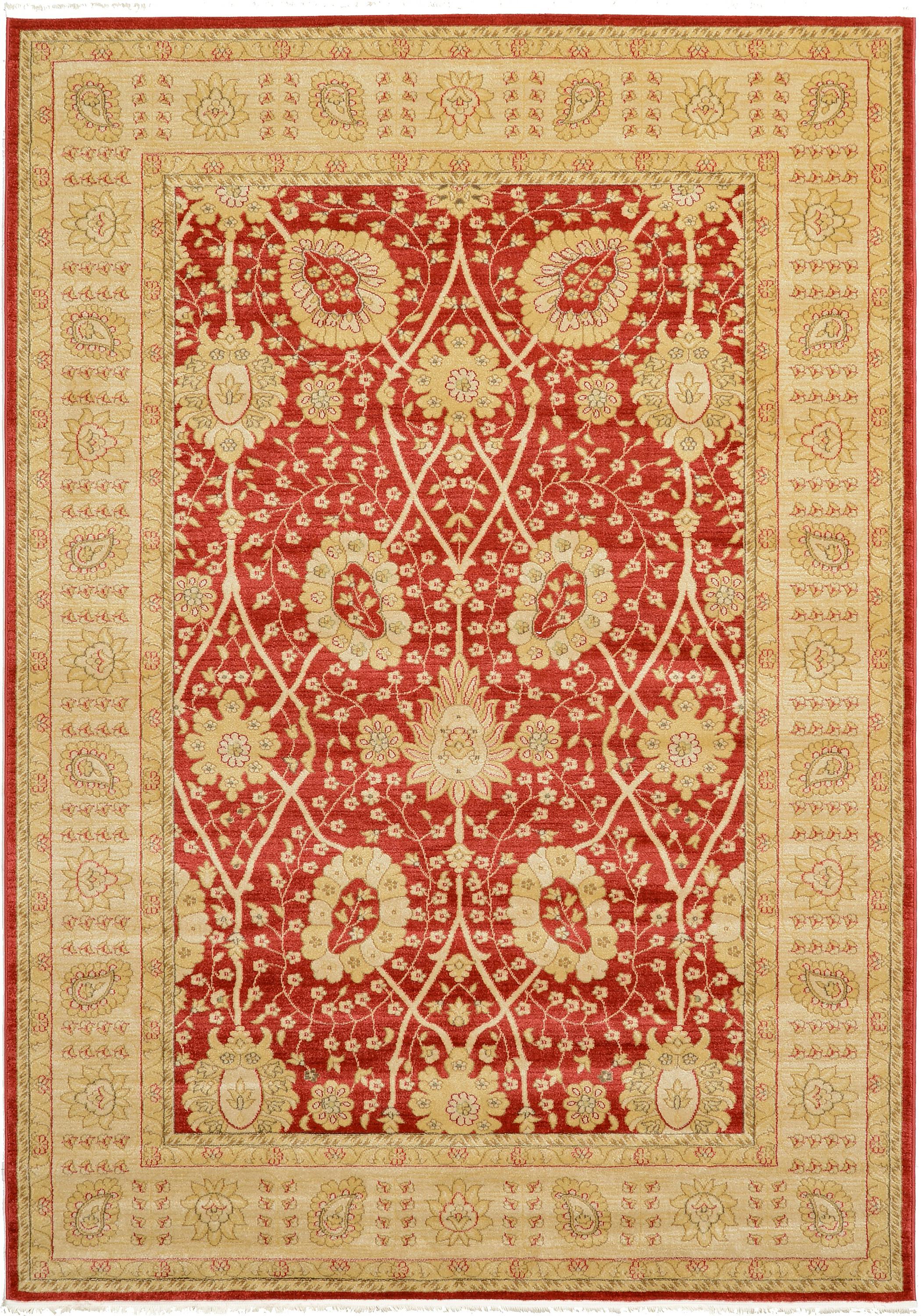 Red 7' x 10' Kensington Rug eSaleRugs