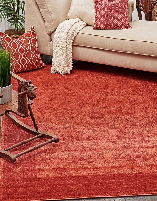 Rust Red 7' x 10' Vista Rug Area Rugs eSaleRugs