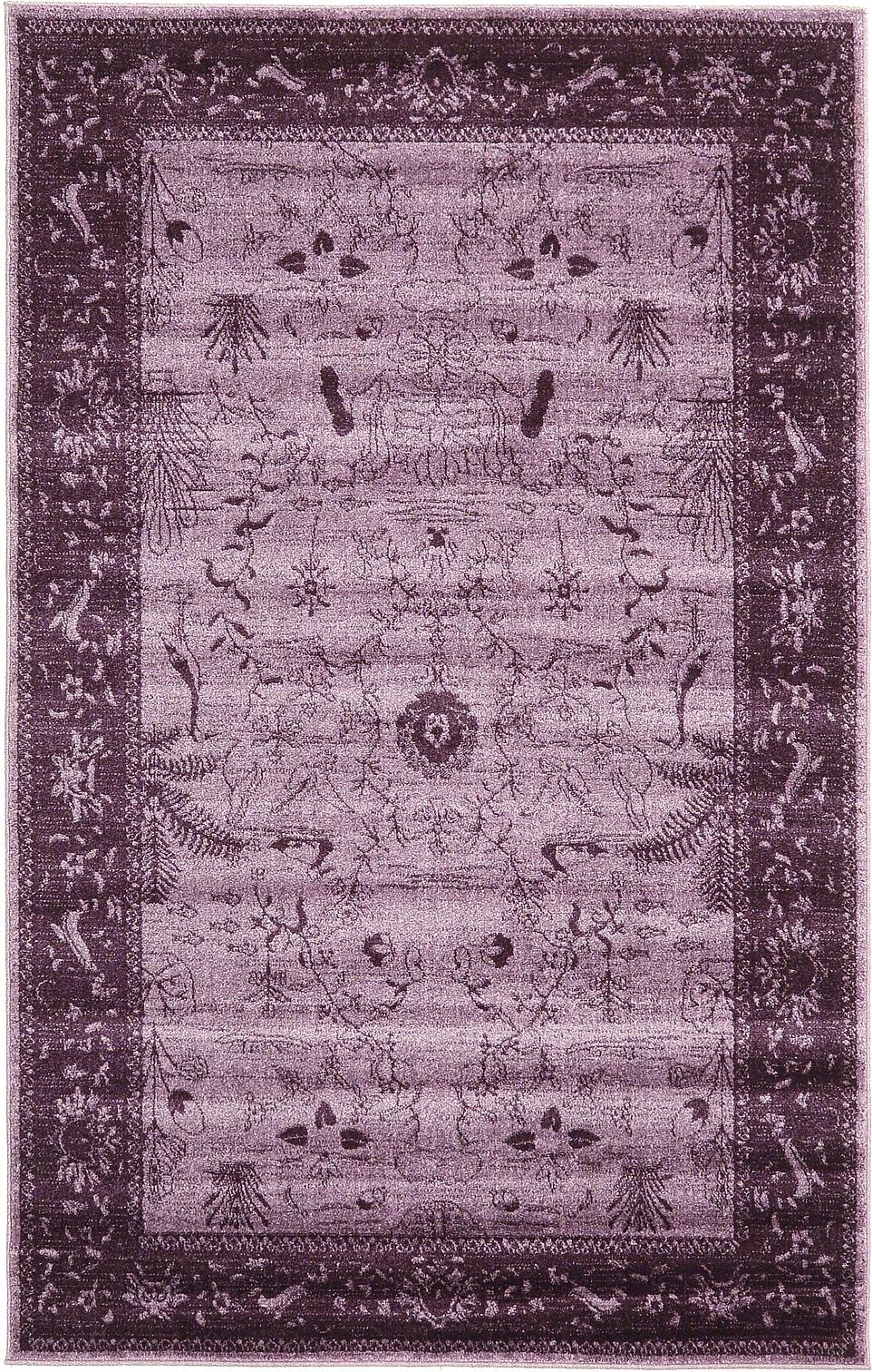 Purple 5' x 8' Vista Rug iRugs UK