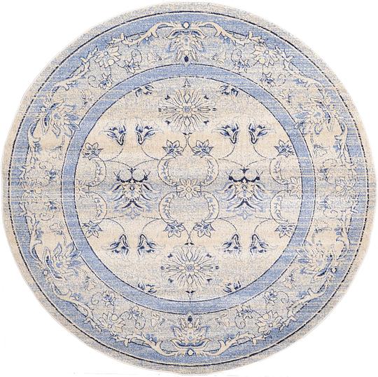 Ivory 245cm x 245cm Vista Round Rug Area Rugs AU Rugs