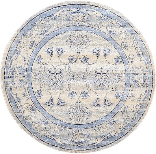 Ivory 6' x 6' Vista Round Rug Area Rugs eSaleRugs