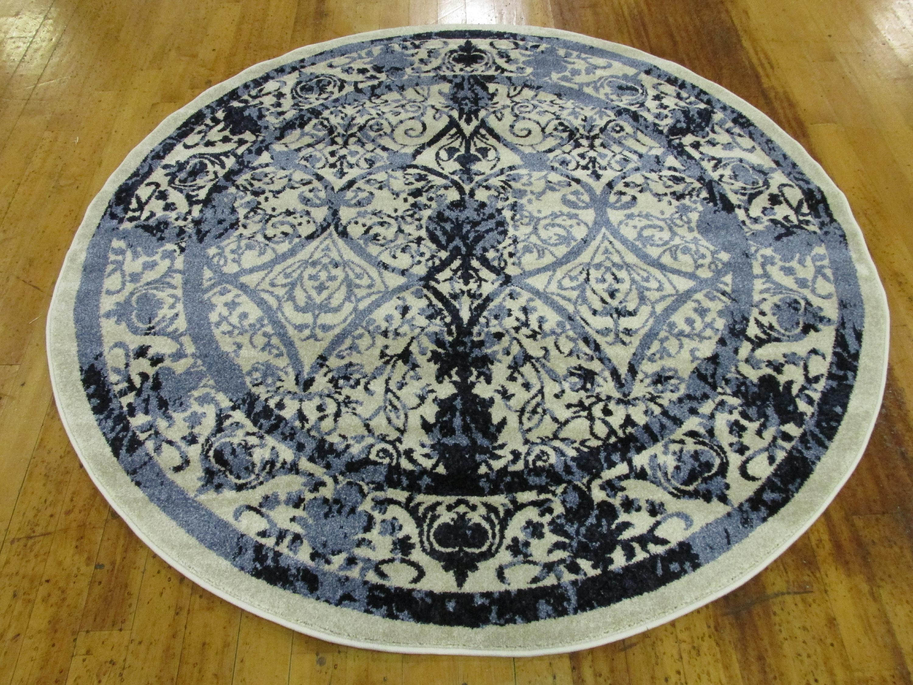 Ivory 6' x 6' Vista Round Rug eSaleRugs