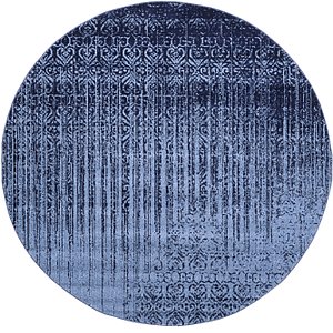 Unique Loom 8' x 8' Del Mar Round Rug