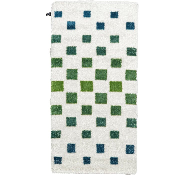 3' 3 x 6' 7 Mod Shag Rug
