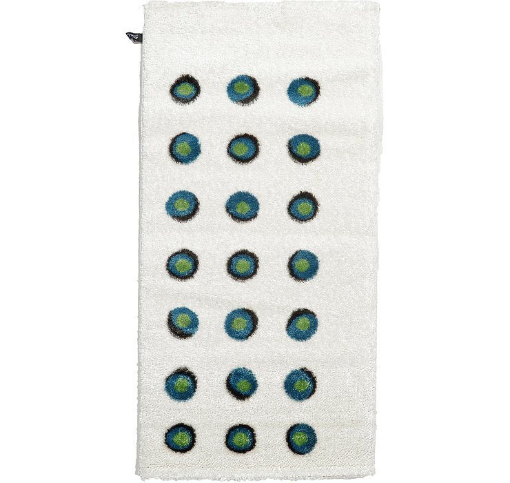 3' 3 x 6' 7 Mod Shag Rug