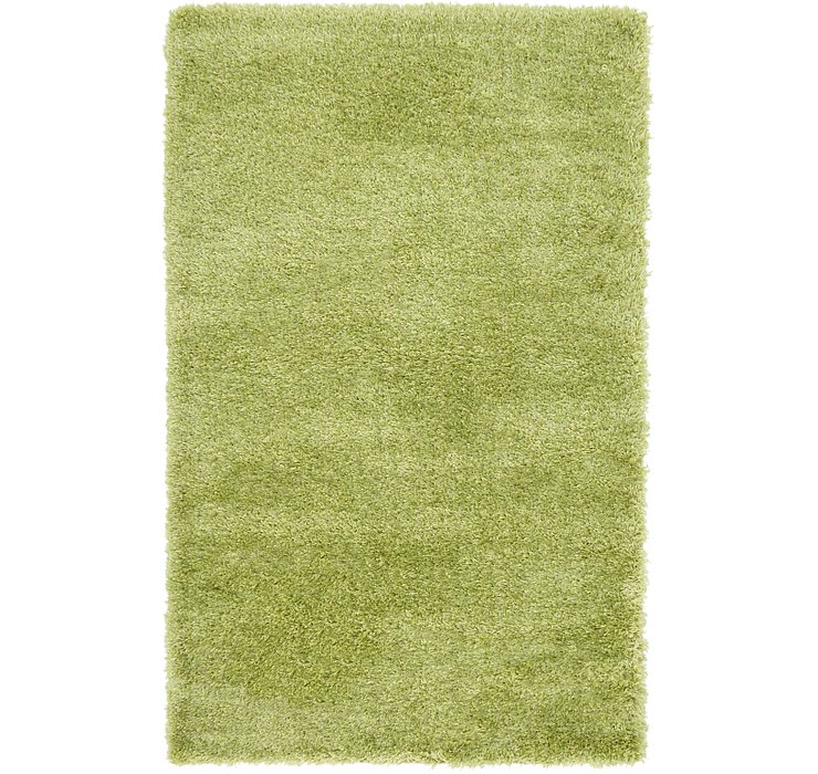 3' 3 x 5' 3 Luxury Solid Shag Rug