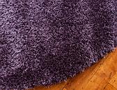 6' x 6' Luxe Solid Shag Round Rug thumbnail