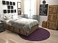 6' x 6' Luxe Solid Shag Round Rug thumbnail