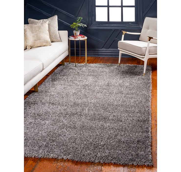 5' x 8' Luxe Solid Shag Rug