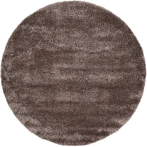 245cm x 245cm Luxe Solid Shag Round Rug