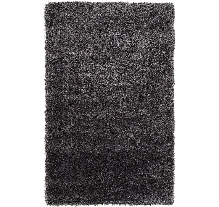 3' 3 x 5' 3 Luxury Solid Shag Rug