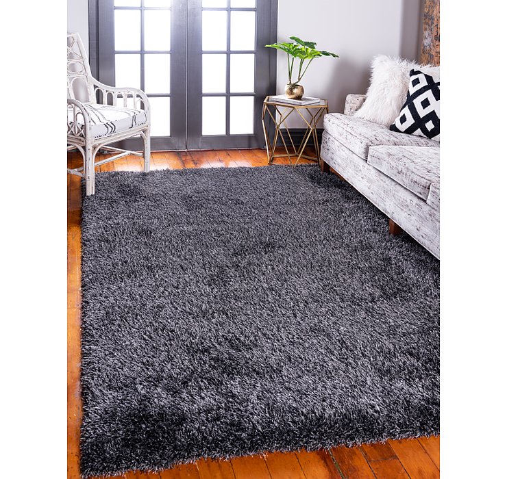 5' x 8' Luxury Solid Shag Rug