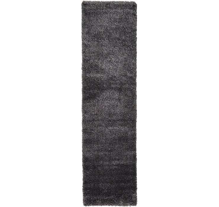 2' 7 x 10' Luxe Solid Shag Runner ...