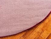 6' x 6' Luxury Solid Shag Round Rug thumbnail