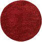 6' x 6' Luxury Solid Shag Round Rug thumbnail image 5