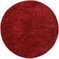 6' x 6' Luxury Solid Shag Round Rug thumbnail