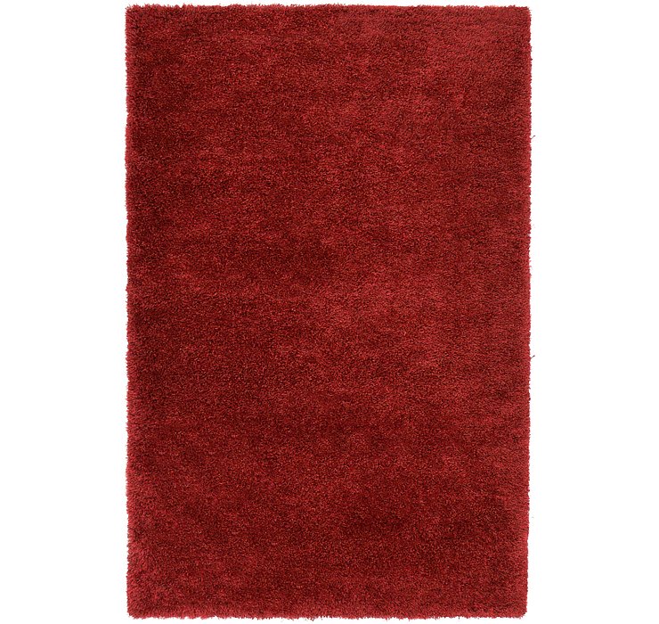 5' x 8' Luxe Solid Shag Rug