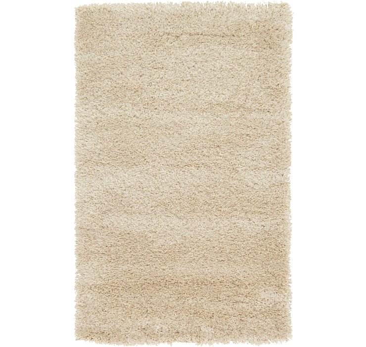 3' 3 x 5' 3 Luxe Solid Shag Rug