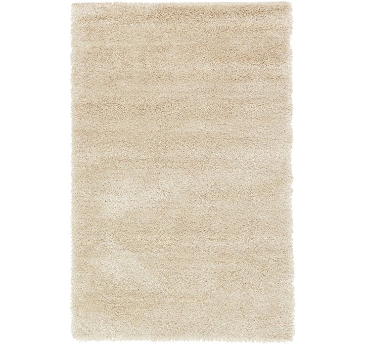 5' x 8' Luxe Solid Shag Rug