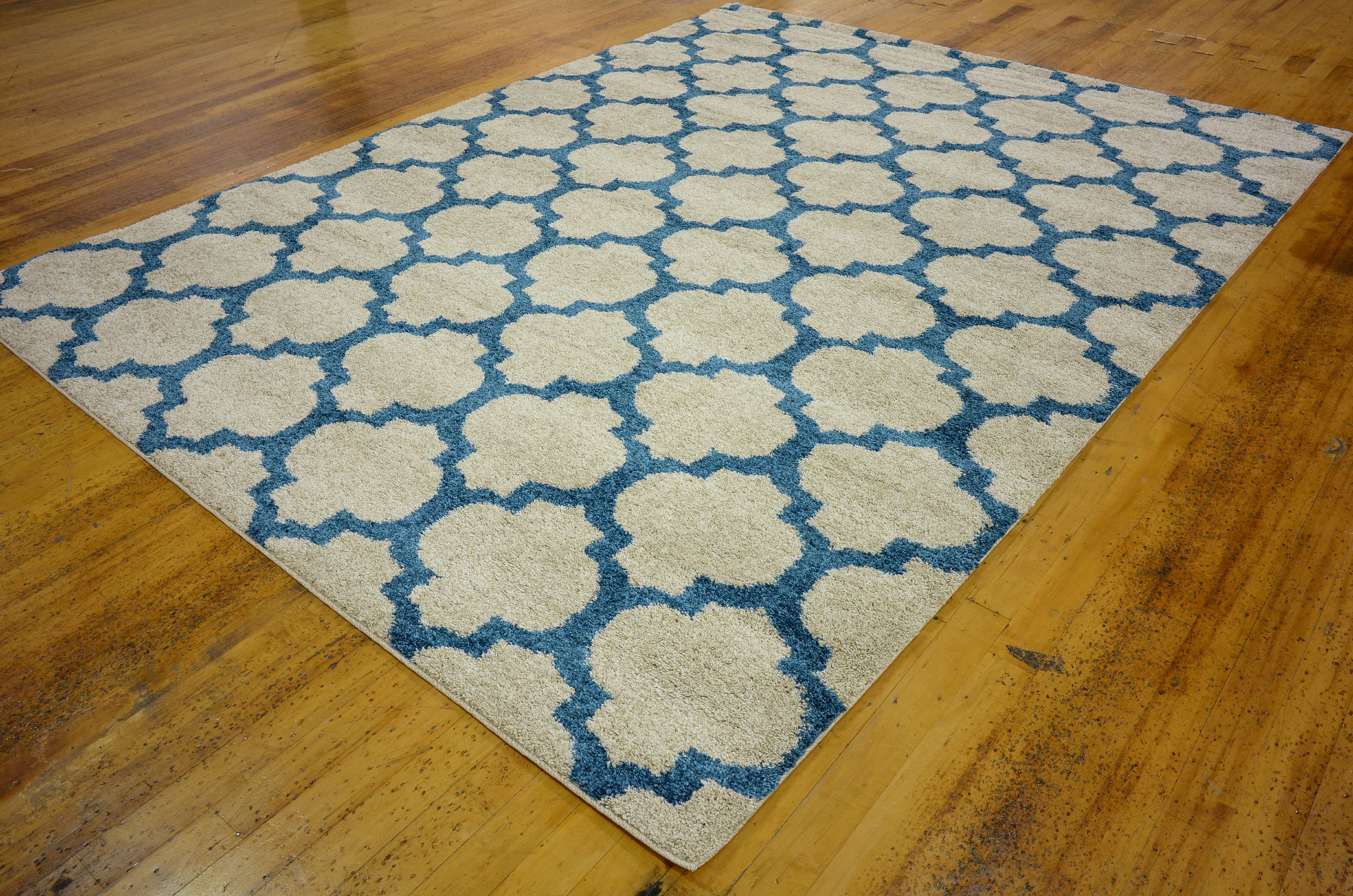 Beige 9' x 12' Trellis Rug Area Rugs eSaleRugs