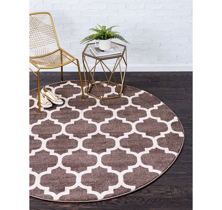 6' x 6' Trellis Round Rug