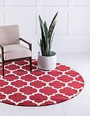 12' 2 x 12' 2 Trellis Round Rug thumbnail