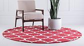 12' 2 x 12' 2 Trellis Round Rug thumbnail
