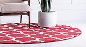 12' 2 x 12' 2 Trellis Round Rug thumbnail