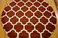 6' x 6' Trellis Round Rug thumbnail