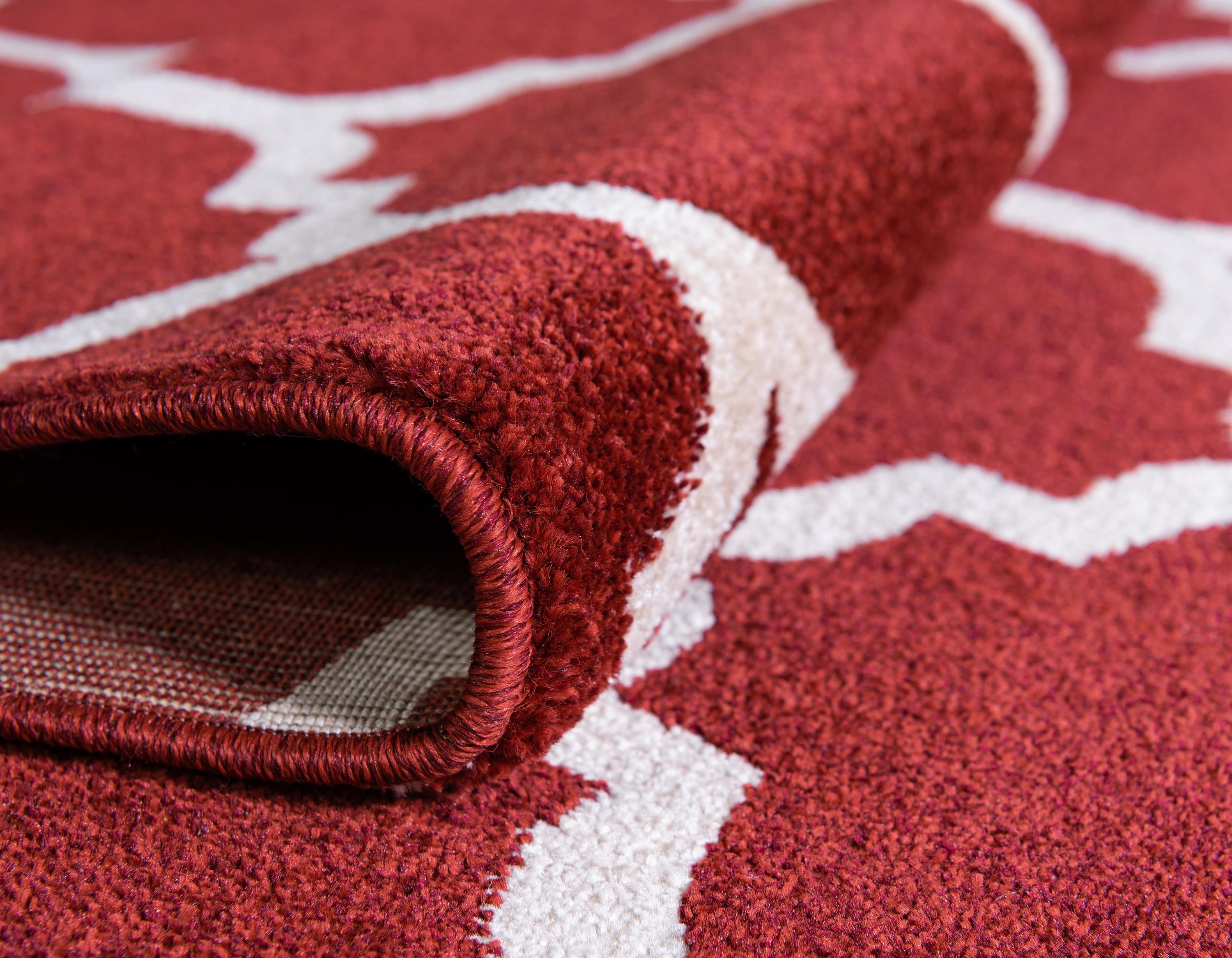 Dark Terracotta 7' x 10' Trellis Rug Rugs.ca