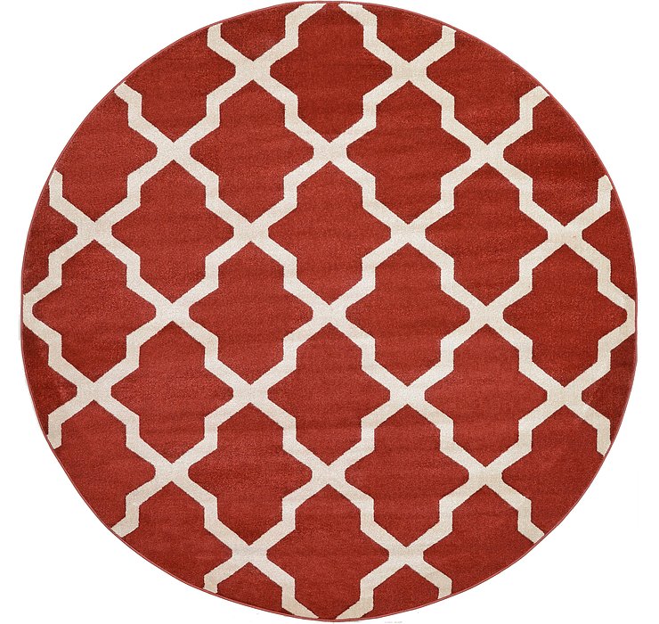 8' x 8' Lattice Round Rug