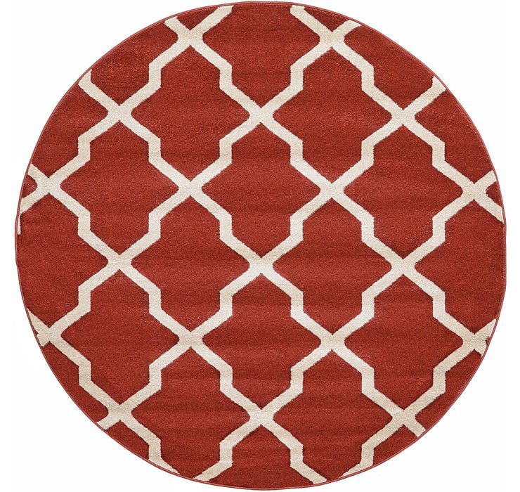 6' x 6' Lattice Round Rug