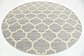 8' x 8' Lattice Round Rug thumbnail image 2