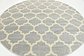 8' x 8' Lattice Round Rug thumbnail image 3
