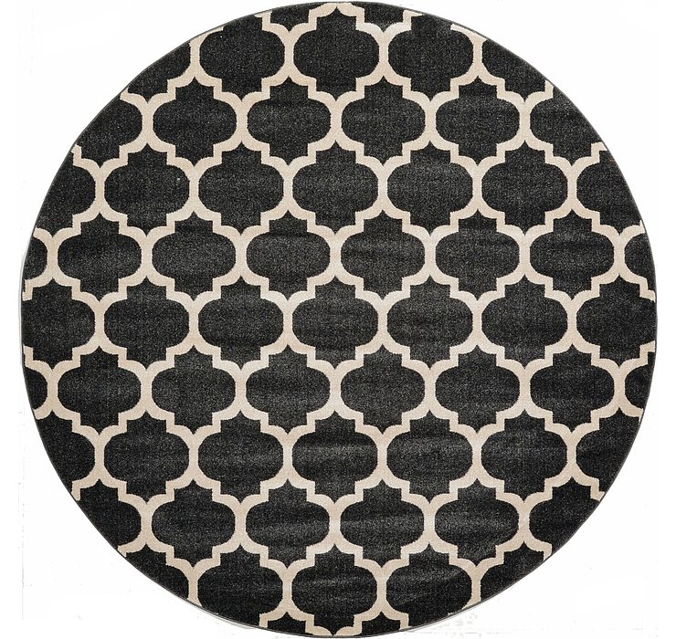 8' x 8' Lattice Round Rug