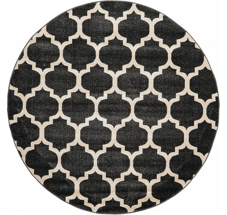 6' x 6' Lattice Round Rug