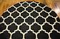 185cm x 185cm Trellis Round Rug thumbnail image 3