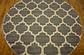 185cm x 185cm Trellis Round Rug thumbnail image 4