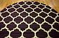 8' x 8' Trellis Round Rug thumbnail