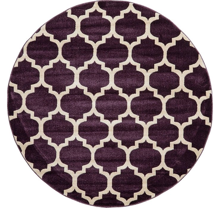 6' x 6' Trellis Round Rug